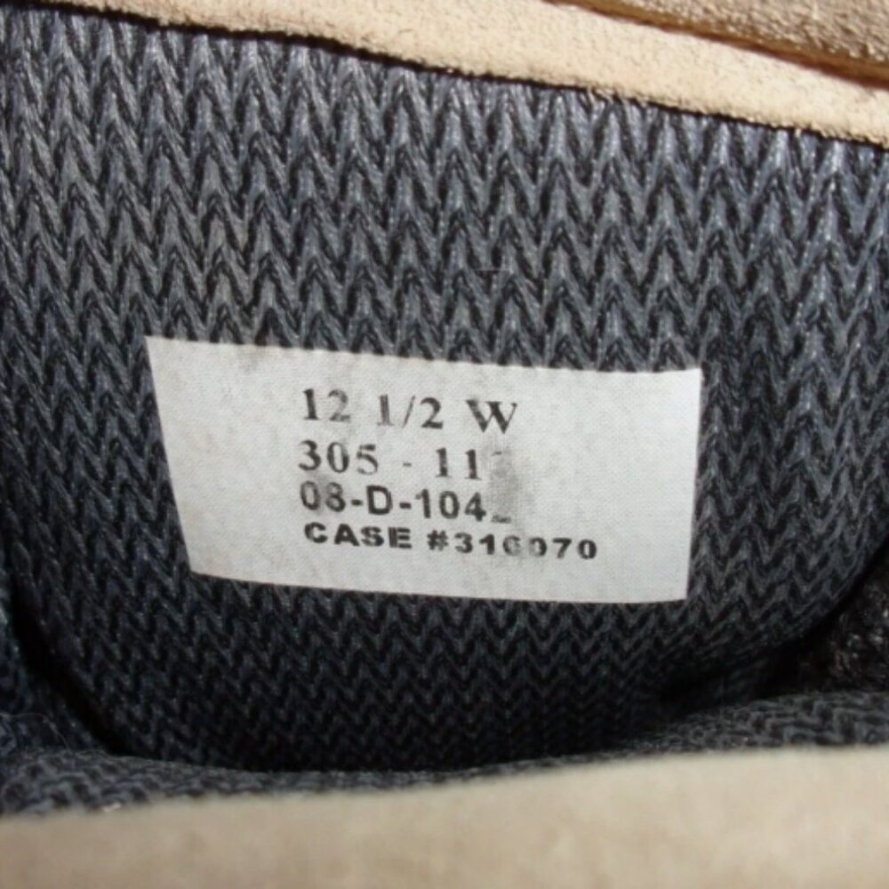 USGI TAN SAND MILITARY ARMY ISSUE GORE-TEX 08-D-104 12.5W BOOTS SV 29 - Picture 7 of 9